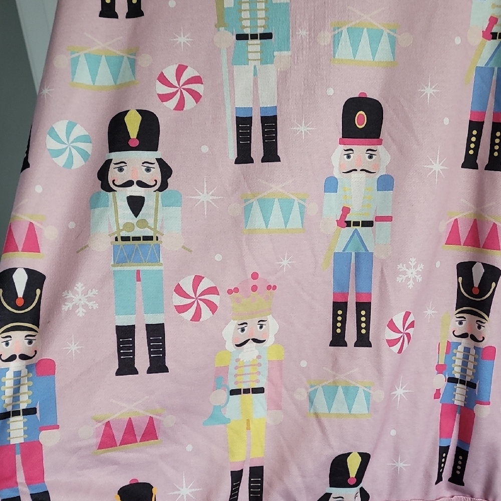 Pink Nutcracker Patterned Sweatshirt - image 2